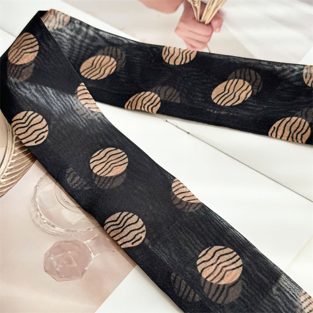 MaraSilk Pure Mulberry Silk Scarf - Skinny Chiffon MS807