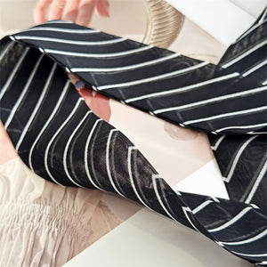 MaraSilk Pure Mulberry Silk Scarf - Skinny Chiffon MS808