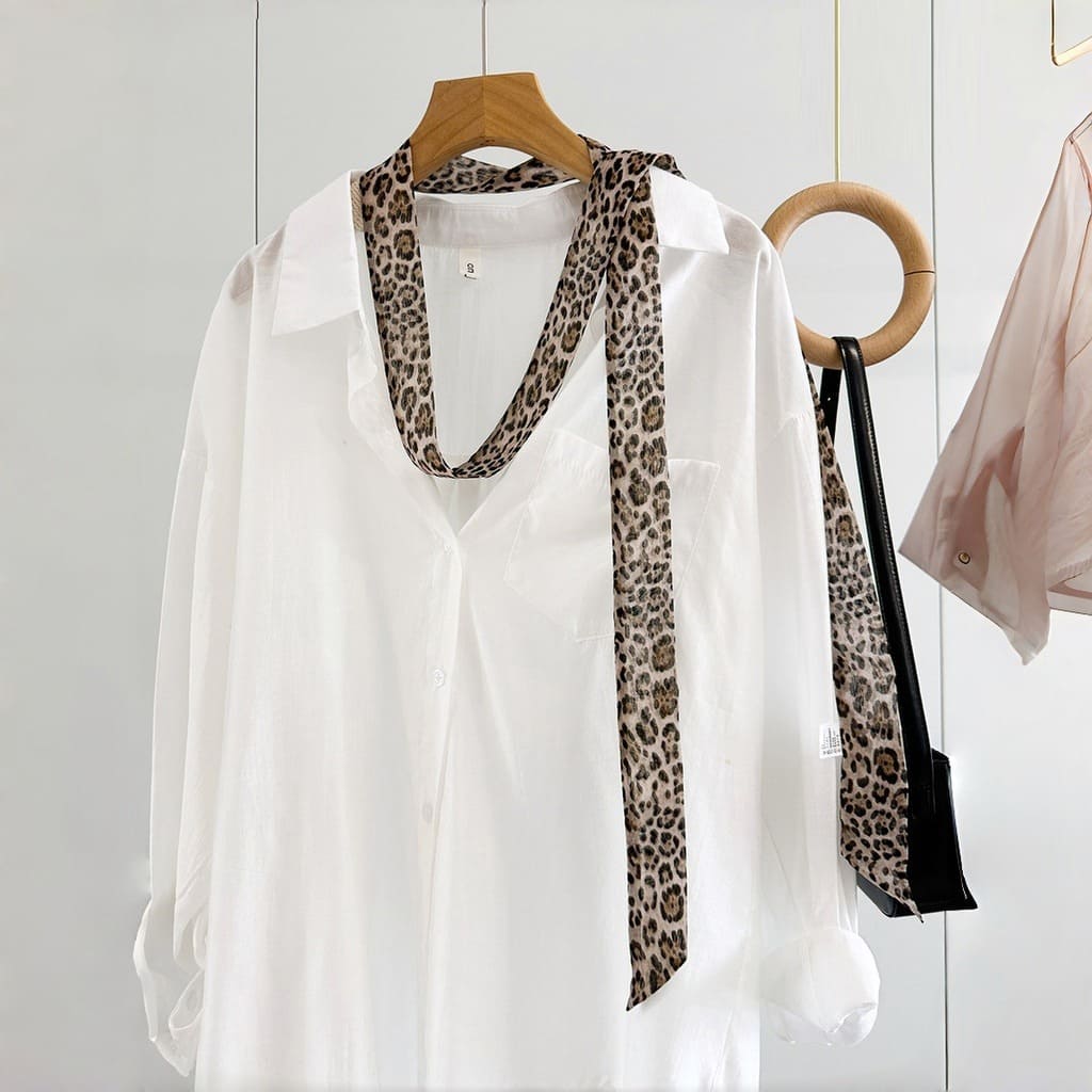 MaraSilk Pure Mulberry Silk Scarf - Skinny Chiffon MS809