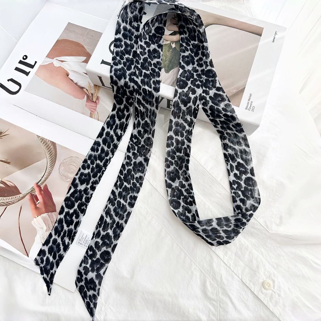 MaraSilk Pure Mulberry Silk Scarf - Skinny Chiffon MS809 71" x 1.6" MS80902