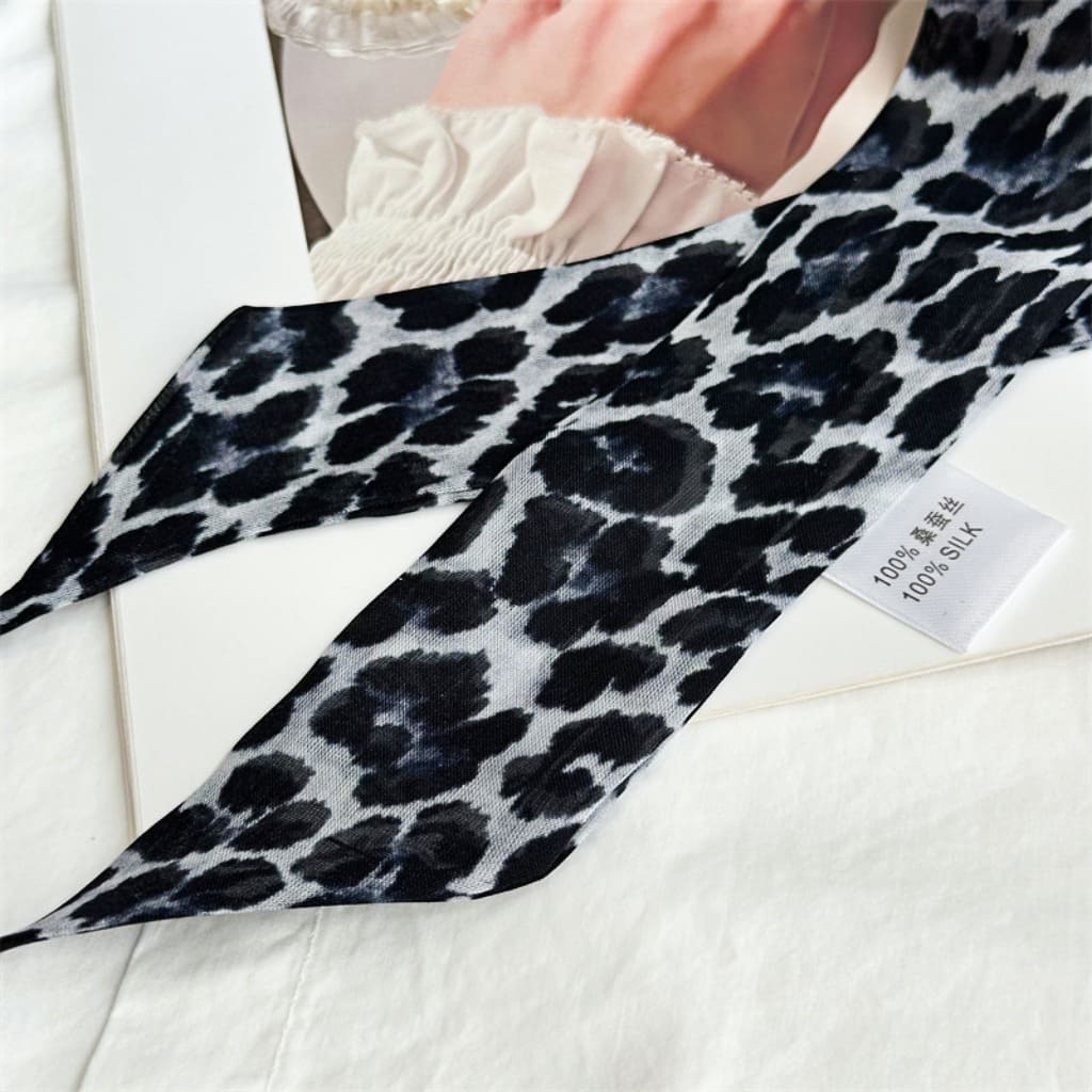 MaraSilk Pure Mulberry Silk Scarf - Skinny Chiffon MS809