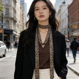 MaraSilk Pure Mulberry Silk Scarf - Skinny Chiffon MS809