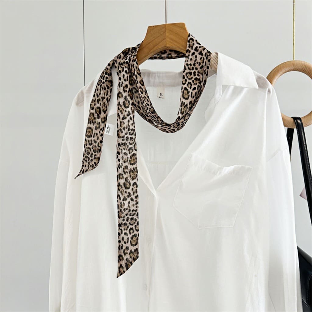 MaraSilk Pure Mulberry Silk Scarf - Skinny Chiffon MS809