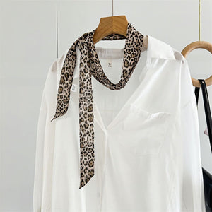 MaraSilk Pure Mulberry Silk Scarf - Skinny Chiffon MS809