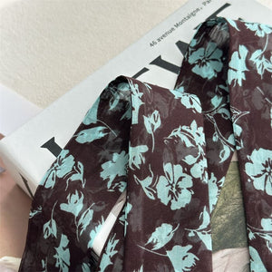 MaraSilk Pure Mulberry Silk Scarf - Skinny Chiffon MS997