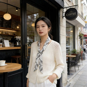 MaraSilk Pure Mulberry Silk Scarf - Skinny Chiffon MS999