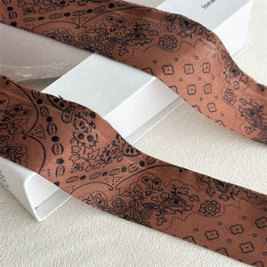 MaraSilk Pure Mulberry Silk Scarf - Skinny Chiffon MS999