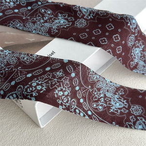 MaraSilk Pure Mulberry Silk Scarf - Skinny Chiffon MS999
