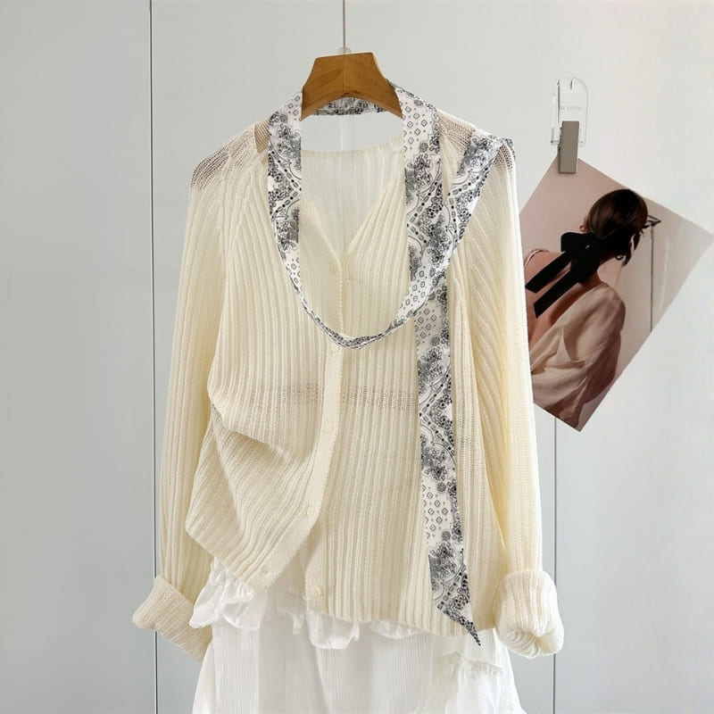 MaraSilk Pure Mulberry Silk Scarf - Skinny Chiffon MS999