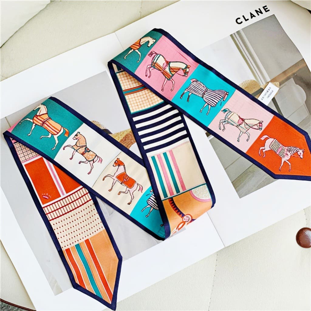 MaraSilk Pure Mulberry Silk Scarf - Skinny Twill MS799 35" x 2" MS79901