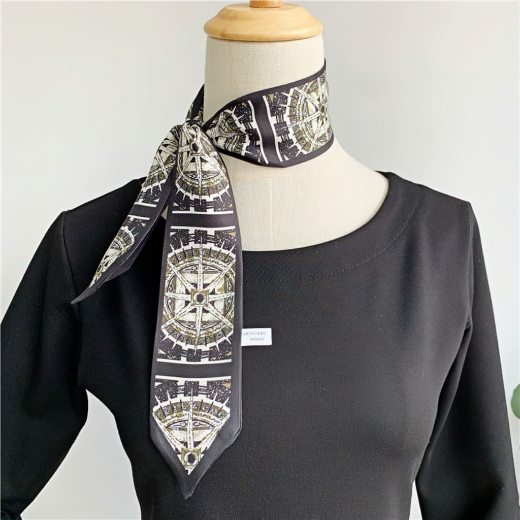 MaraSilk Pure Mulberry Silk Scarf - Skinny Twill MS800