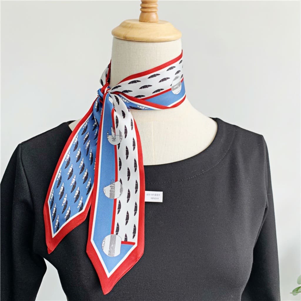 MaraSilk Pure Mulberry Silk Scarf - Skinny Twill MS802