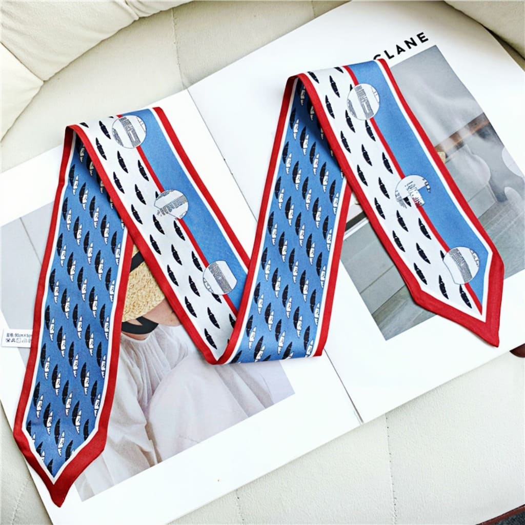 MaraSilk Pure Mulberry Silk Scarf - Skinny Twill MS802 35" x 2" MS80202