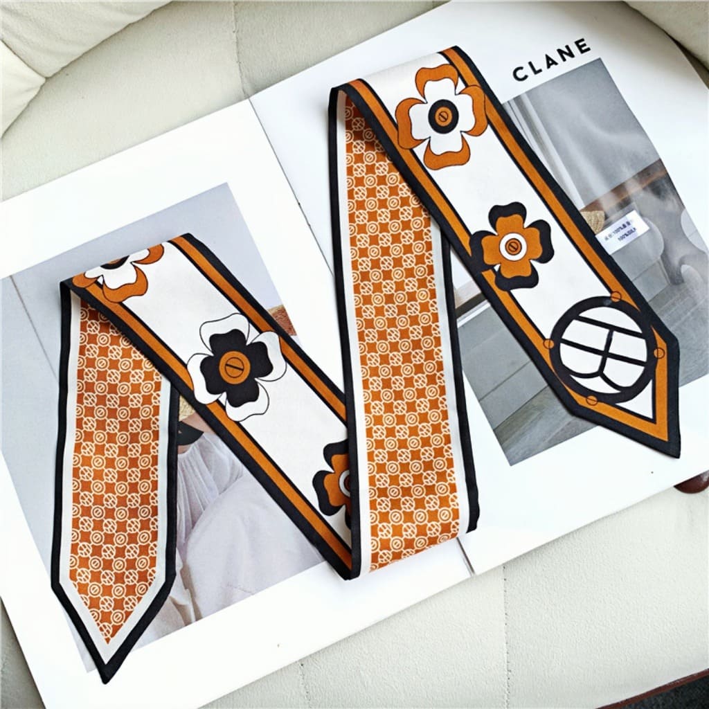 MaraSilk Pure Mulberry Silk Scarf - Skinny Twill MS802 35" x 2" MS80205