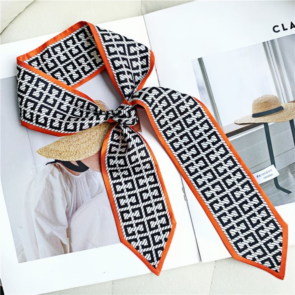 MaraSilk Pure Mulberry Silk Scarf - Skinny Twill MS802