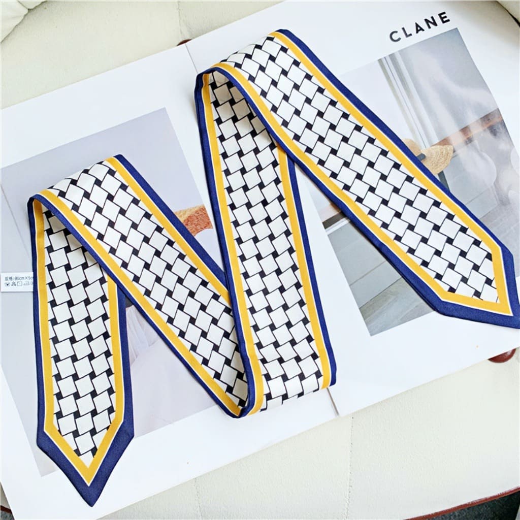 MaraSilk Pure Mulberry Silk Scarf - Skinny Twill MS802 35" x 2" MS80207