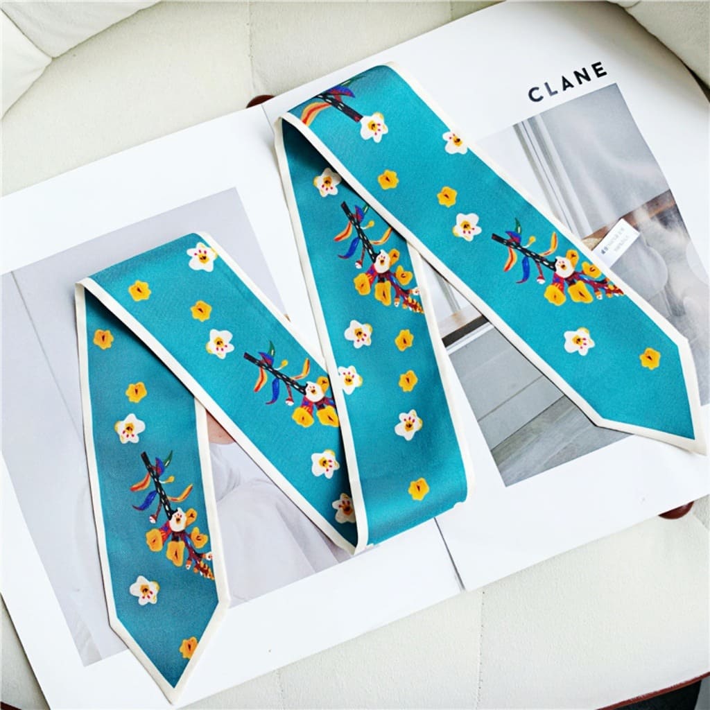 MaraSilk Pure Mulberry Silk Scarf - Skinny Twill MS802 35" x 2" MS80208