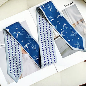 MaraSilk Pure Mulberry Silk Scarf - Skinny Twill MS802 35" x 2" MS80209