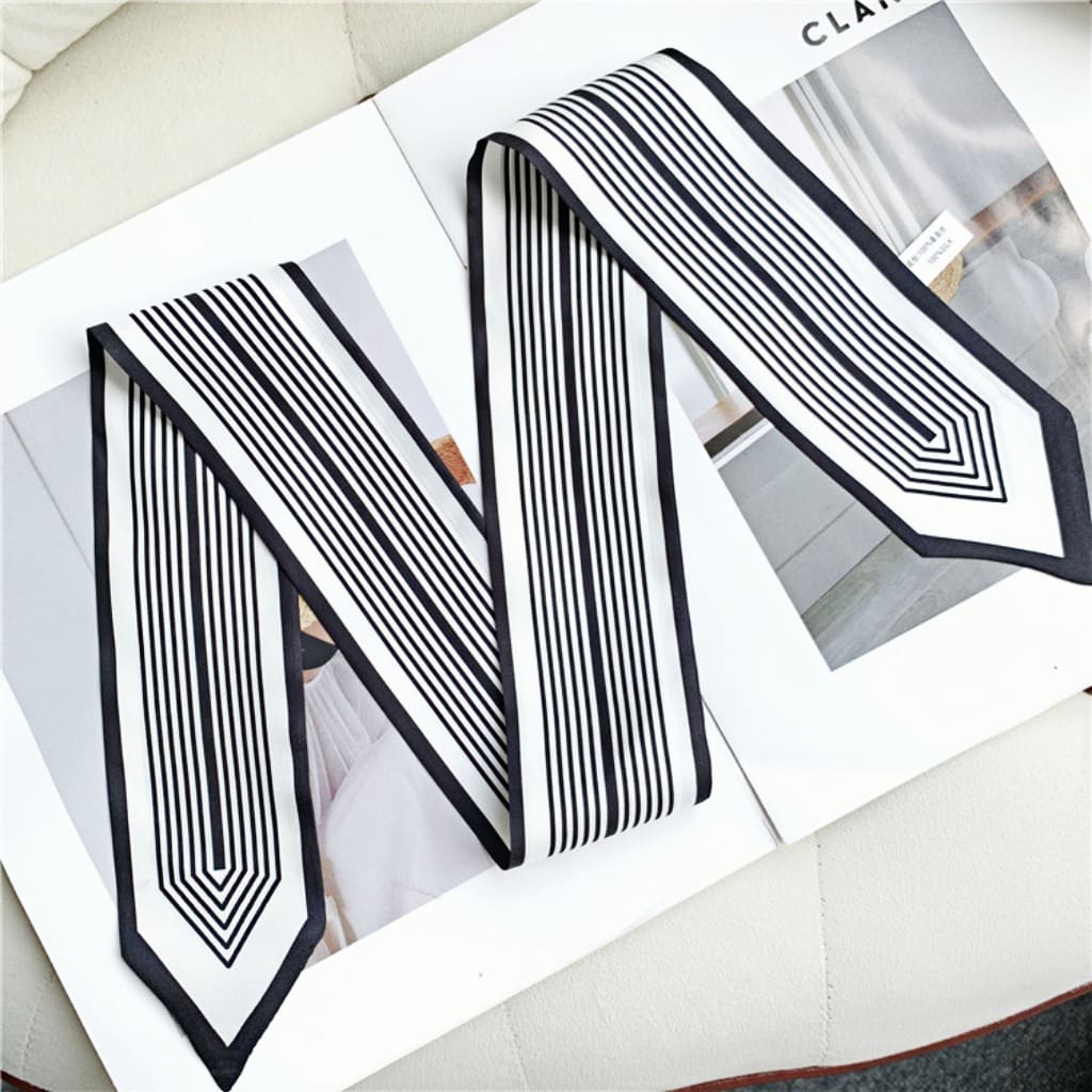 MaraSilk Pure Mulberry Silk Scarf - Skinny Twill MS802 35" x 2" MS80210