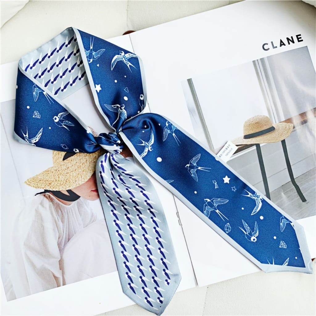 MaraSilk Pure Mulberry Silk Scarf - Skinny Twill MS802