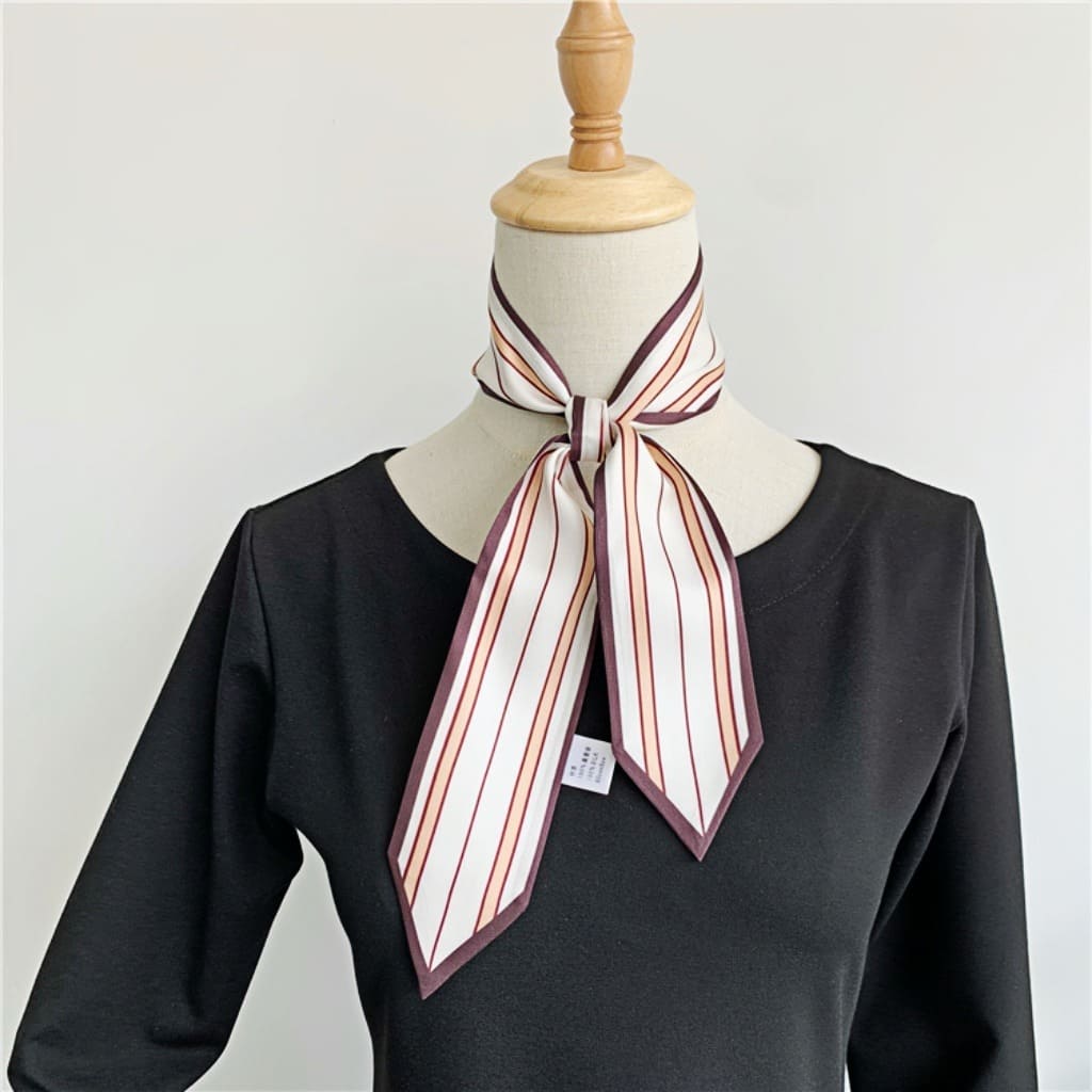 MaraSilk Pure Mulberry Silk Scarf - Skinny Twill MS803