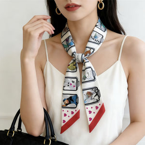 MaraSilk Pure Mulberry Silk Scarf - Skinny Twill MS804 35" x 2" MS80401