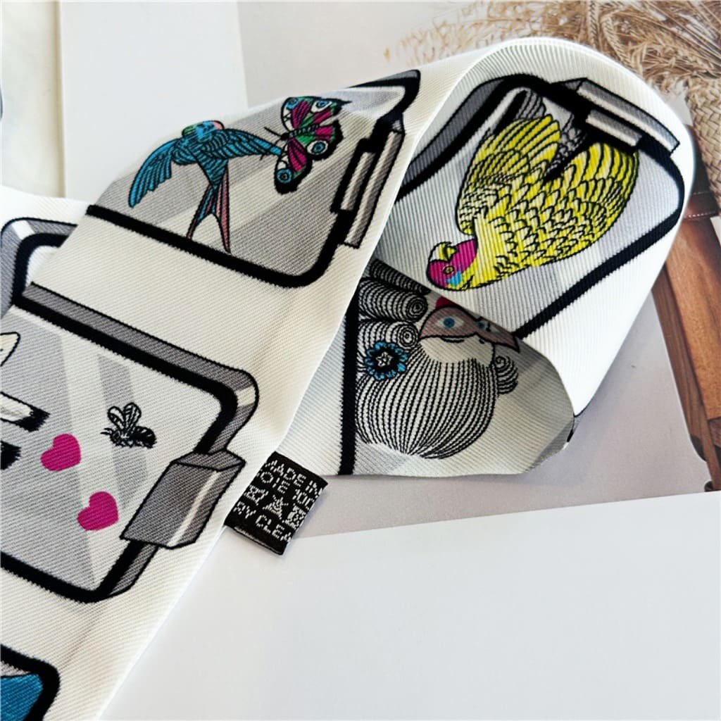 MaraSilk Pure Mulberry Silk Scarf - Skinny Twill MS804