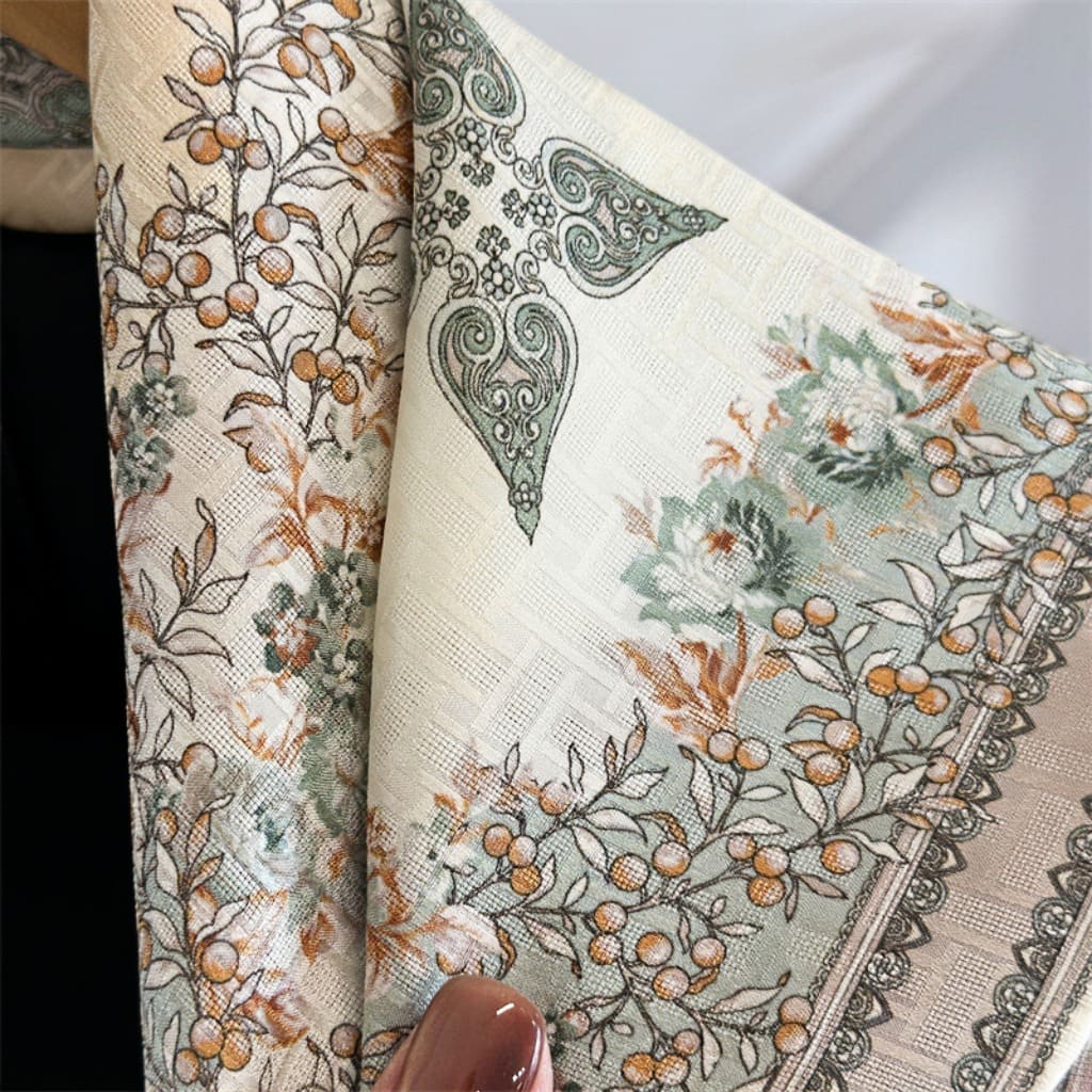 MaraSilk Pure Mulberry Silk Scarf - Square Brocade MS275