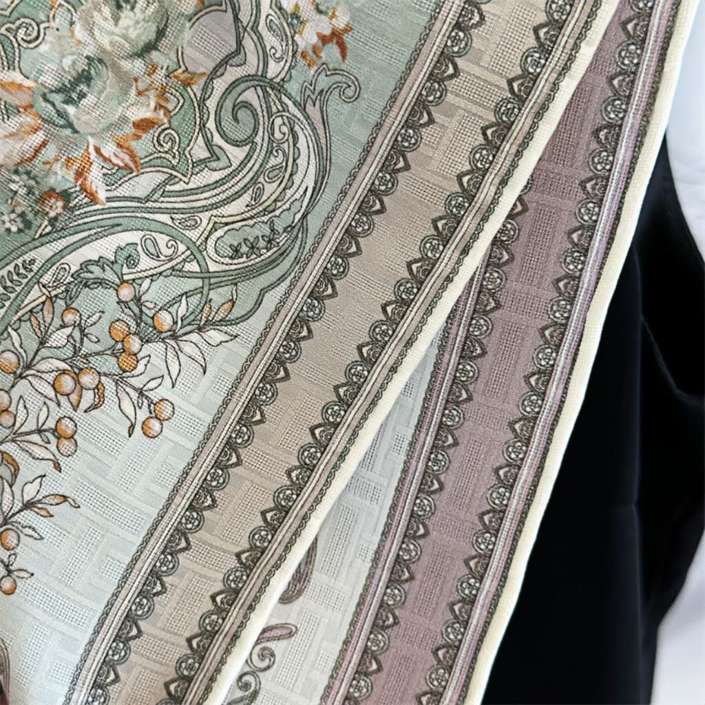 MaraSilk Pure Mulberry Silk Scarf - Square Brocade MS275