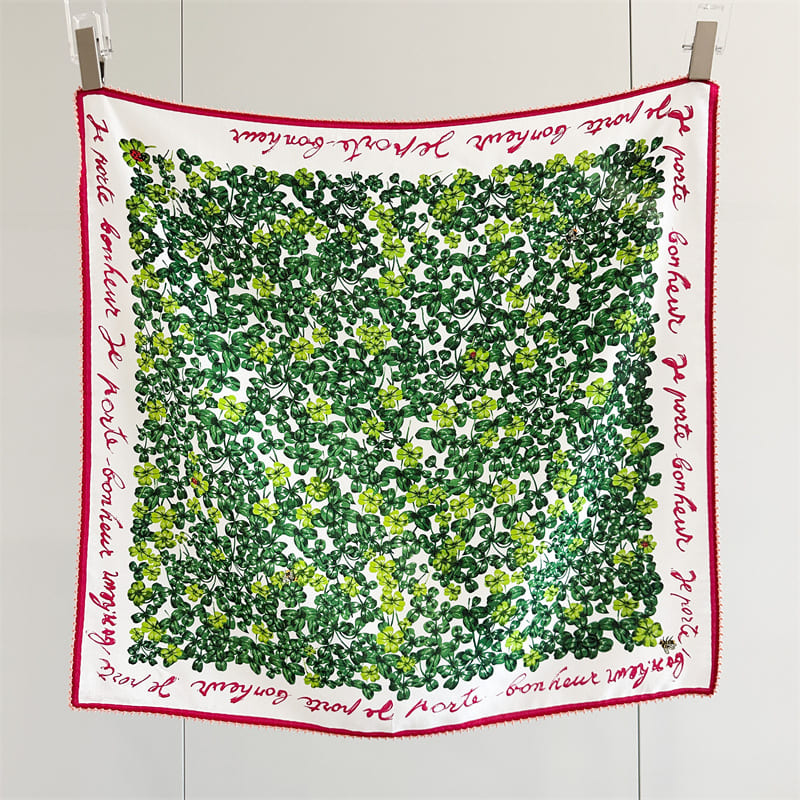 MaraSilk Pure Mulberry Silk Scarf - Square Crepe de Chine MS1008 25" x 25" MS100801