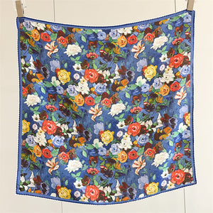MaraSilk Pure Mulberry Silk Scarf - Square Crepe de Chine MS1014 25" x 25" MS101401