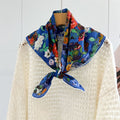 MaraSilk Pure Mulberry Silk Scarf - Square Crepe de Chine MS1014