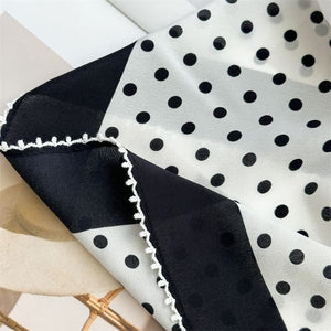 MaraSilk Pure Mulberry Silk Scarf - Square Crepe de Chine MS1015