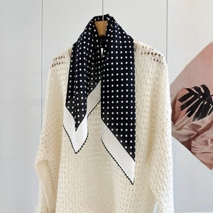 MaraSilk Pure Mulberry Silk Scarf - Square Crepe de Chine MS1015