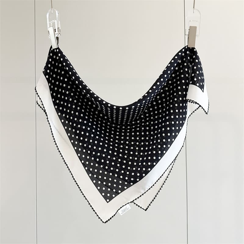 MaraSilk Pure Mulberry Silk Scarf - Square Crepe de Chine MS1015