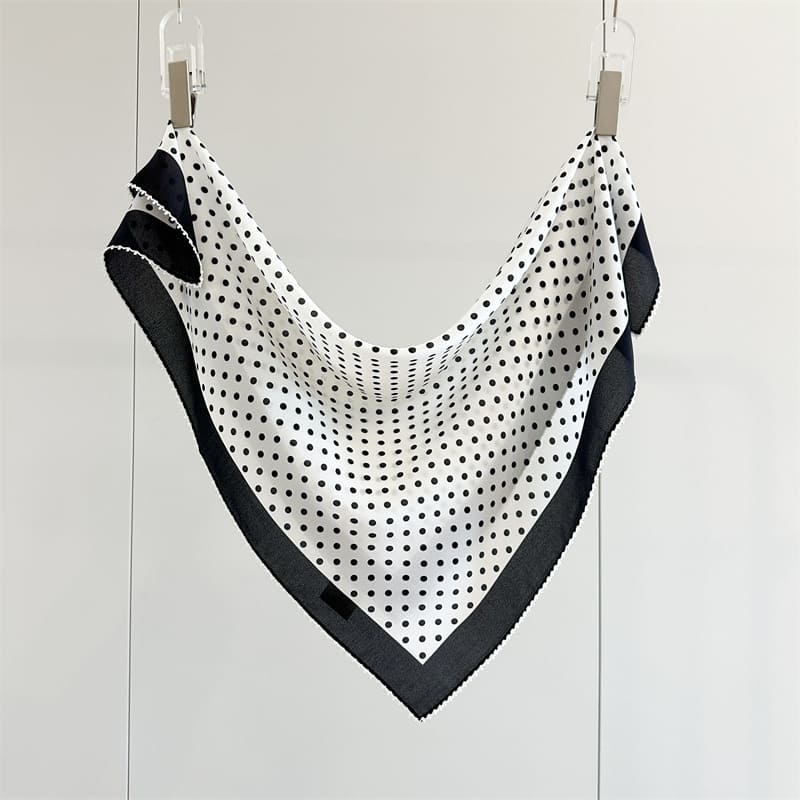 MaraSilk Pure Mulberry Silk Scarf - Square Crepe de Chine MS1015