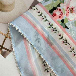 MaraSilk Pure Mulberry Silk Scarf - Square Crepe de Chine MS1016