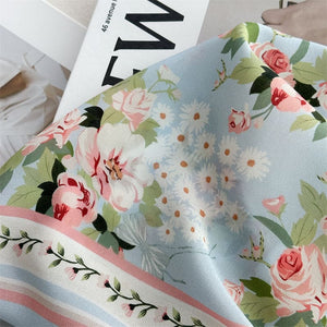 MaraSilk Pure Mulberry Silk Scarf - Square Crepe de Chine MS1016