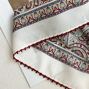MaraSilk Pure Mulberry Silk Scarf - Square Crepe de Chine MS1017