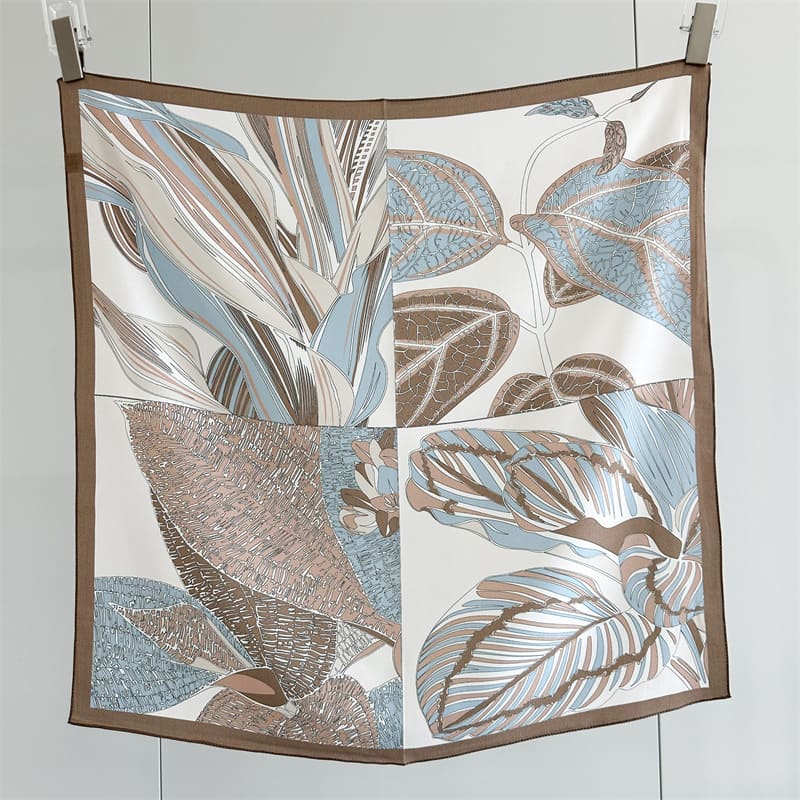 MaraSilk Pure Mulberry Silk Scarf - Square Crepe de Chine MS947 25" x 25" MS94701