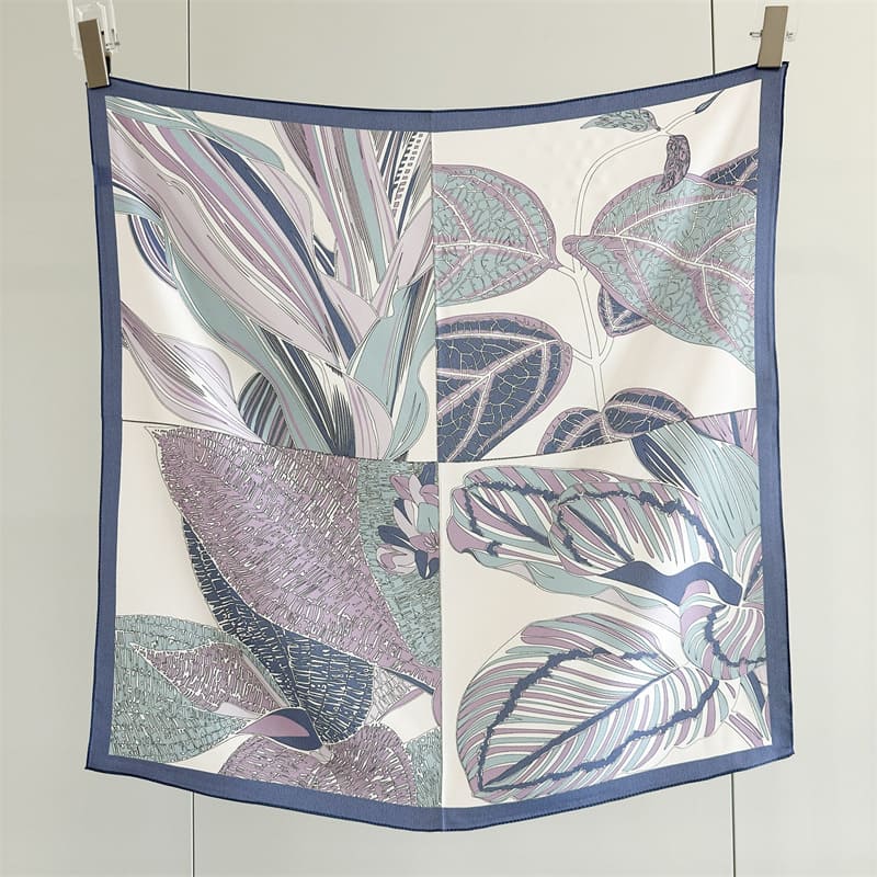 MaraSilk Pure Mulberry Silk Scarf - Square Crepe de Chine MS947 25" x 25" MS94702