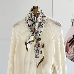 MaraSilk Pure Mulberry Silk Scarf - Square Crepe de Chine MS965 25" x 25" MS96501