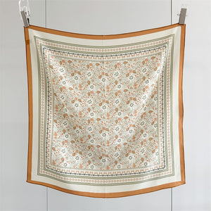 MaraSilk Pure Mulberry Silk Scarf - Square Crepe de Chine MS967