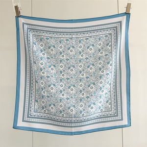 MaraSilk Pure Mulberry Silk Scarf - Square Crepe de Chine MS968 25" x 25" MS96801