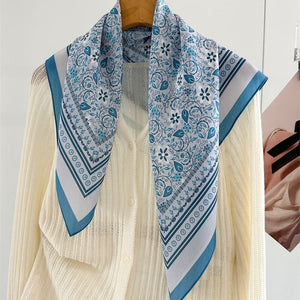 MaraSilk Pure Mulberry Silk Scarf - Square Crepe de Chine MS968