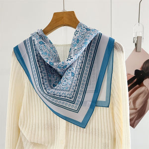 MaraSilk Pure Mulberry Silk Scarf - Square Crepe de Chine MS968