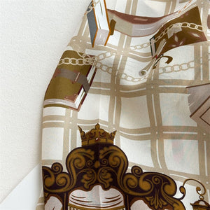 MaraSilk Pure Mulberry Silk Scarf - Square Crepe de Chine MS974