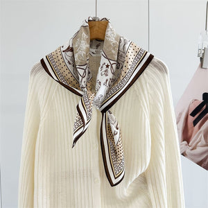 MaraSilk Pure Mulberry Silk Scarf - Square Crepe de Chine MS977 25" x 25" MS97701