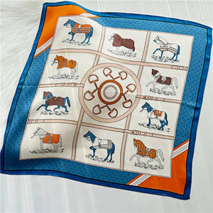 MaraSilk Pure Mulberry Silk Scarf Square Crepe Satin MS02-39