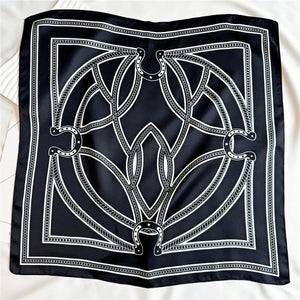 MaraSilk Pure Mulberry Silk Scarf Square Crepe Satin MS03-12